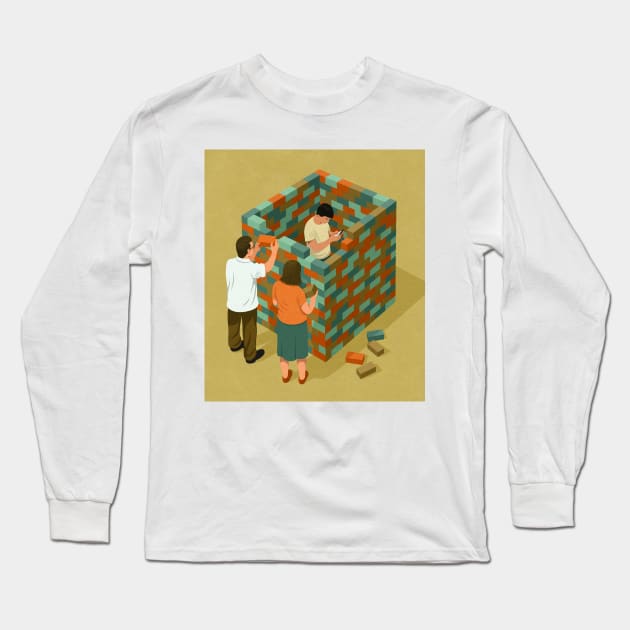 Teenager Wall Long Sleeve T-Shirt by John Holcroft